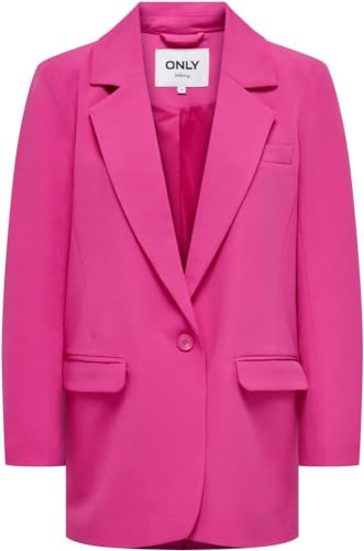 Only Onllana-berry L/S Ovs Blazer Tlr Noos, Blazer Donna, Rosa Yarrow, 42