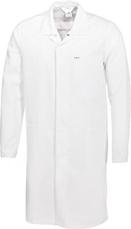 BP Cappotto unisex a maniche corte con fessura regolabile sul polsino 210,00 g/m2, misto tessuto, colore: bianco, taglia XL