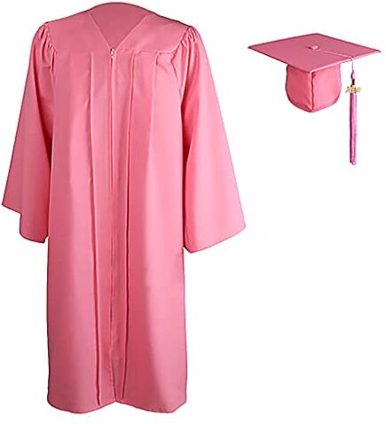 EULLA Uniforme di Laurea, Rosa, Adult Size 48 Unisex