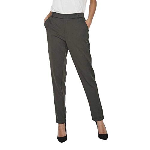 Vero Moda Vmmaya Mr Loose Solid Pant Noos, Pantaloni Donna, Grigio (Peat), XL / 32L