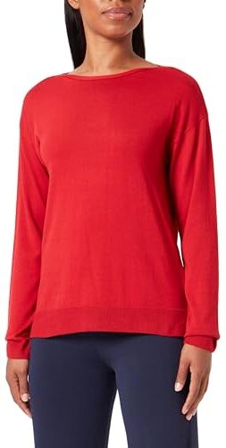 United Colors Of Benetton Maglia Sc Barca M/L , Maglione Donna, Bordeaux 0V3, M