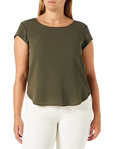 Only Onlvic S/S Solid Top Noos Wvn T-Shirt, Verde (Kalamata), 34 EU Donna