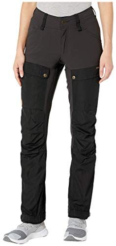 Fjallraven Keb Trousers Curved W, Pantaloni Donna, Nero, 38