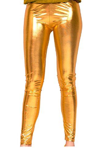 Folat Leggings oro metallizzato L-XL