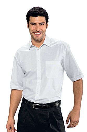 Isacco Uomo Camicia, Taglia M, Bianco