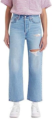 Levis Ribcage Straight Ankle, Jeans Donna, In The Middle W Damage, 30W / 29L