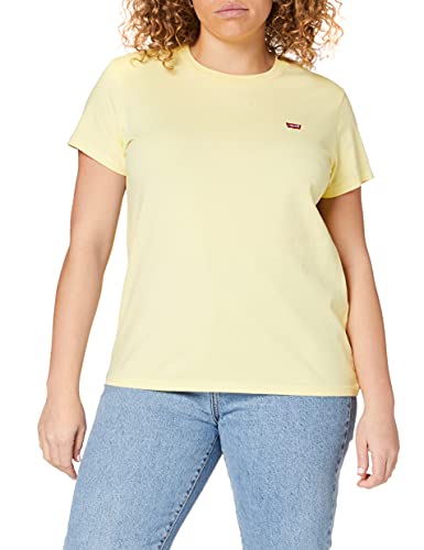 Levis Perfect Tee T-Shirt, Lemon Meringue, M Donna