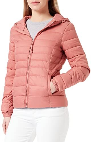 Only Onltahoe Hood Jacket Otw Noos Giacca, Withered Rose, XS Donna