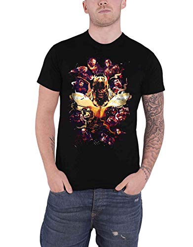 Avengers End Game T-Shirt (Unisex-M) Movie Splatter (Black)