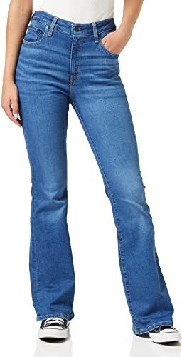 Levis 726 High Rise Flare, Donna, Medium Indigo Worn In, 28W / 32L