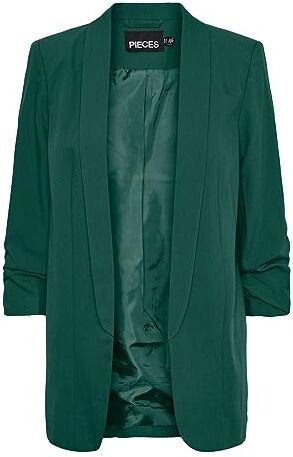 PIECES Pcbosella-Giacca a 3/4 Noos Blazer, Colore: Verde Trekking, 34 Donna