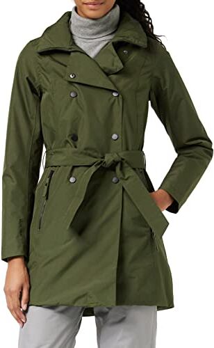 Helly Hansen Donna Welsey II Trench Insulated, Verde scuro, XL