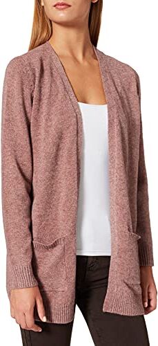 Only ONLLESLY L/S Open Cardigan Knt Noos Maglione, Rose BrownDettagli: Melange, XS Donna