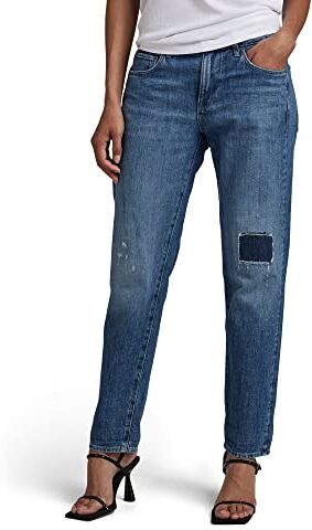 G-STAR RAW Kate Boyfriend Jeans, Blu (Faded Capri Restored ), 27W / 32L Donna