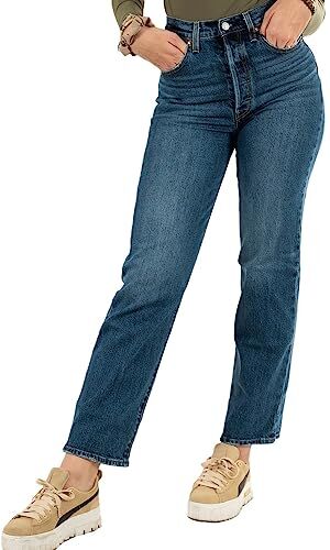 Levis Ribcage Straight Ankle, Jeans Donna, Valley View, 30W / 29L