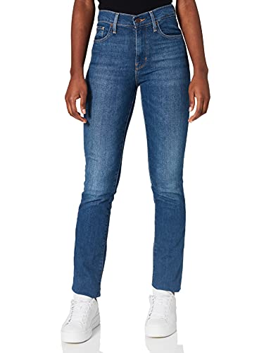 Levis 724 High Rise Straight, Jeans Donna, Blu (Nonstop), 23W / 28L