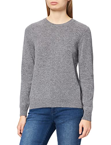 United Colors Of Benetton Maglia G/C M/L  Maglione, Grigio Scuro 507 V2, S Donna