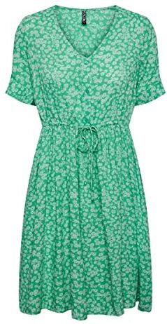 PIECES Pcnya SS Dress BF Vestito, Verde Irlandese, XS Donna