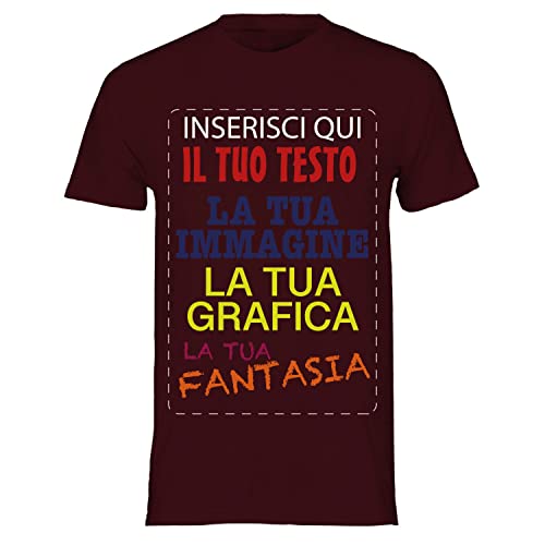 VENEZIANO T-shirt cotone personalizzabile, maglia unisex personalizzata con stampa per Uomo e Donna, maglietta personalizzata su richiesta 100% made in Italy