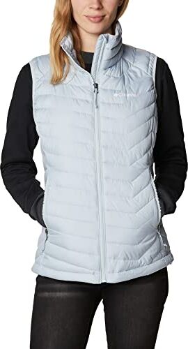 Columbia Powder Lite Vest Gilet, Cirrus Grey, XS Donna