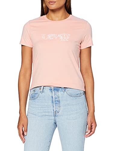 Levis The Perfect Tee Vint Maglietta, Dream State, Moderno Logo Vintage Evening Sand, M Donna