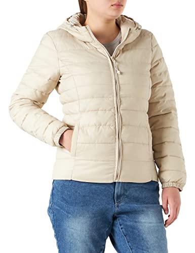 Only Onltahoe Hood Jacket Otw Noos Giacca, Pumice Stone, M Donna