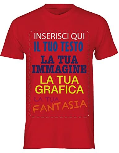 VENEZIANO T-shirt cotone personalizzabile, maglia unisex personalizzata con stampa per Uomo e Donna, maglietta personalizzata su richiesta 100% made in Italy