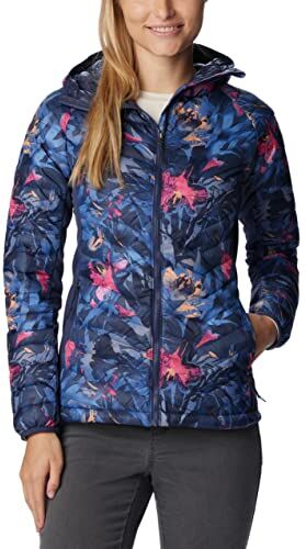 Columbia Powder Pass Giacca, Nocturnal Floriculture Print, XS Donna