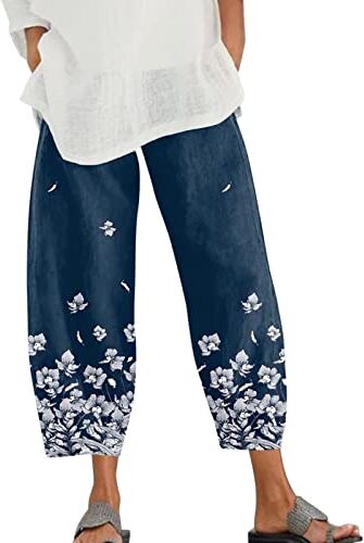 NOAGENJT pantaloni termici donna per casa pantaloni donna comodi xxl pantaloni donna invernali vita alta jeans a zampa donna taglie forti jeans elasticizzati donna curvy XXL 6.99