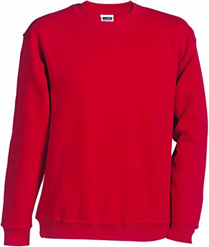 James & Nicholson James+Nicholson Felpa unisex JN 040 Rosso rosso L