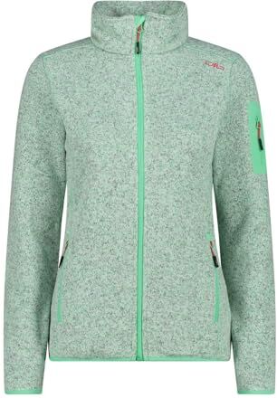 CMP Giacca In Knit-tech da Donna, Verde (Menta Mel Fragola), 42