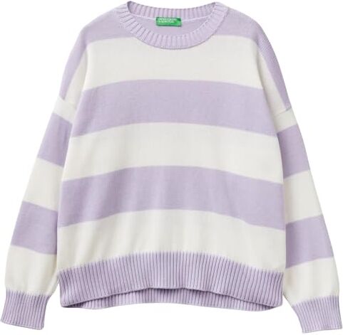 United Colors Of Benetton Maglia G/C M/L  Maglione, Multicolor 909, L Donna