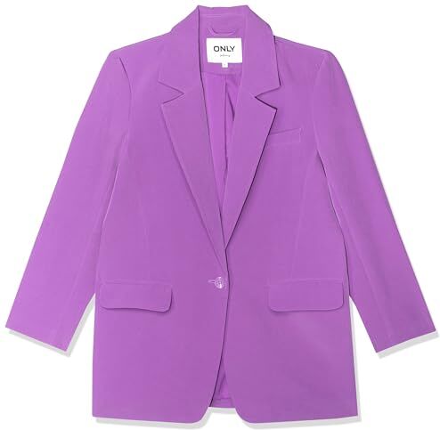 Only Onllana-berry L/S Ovs Blazer Tlr Noos, Blazer Donna, Dewberry, 40