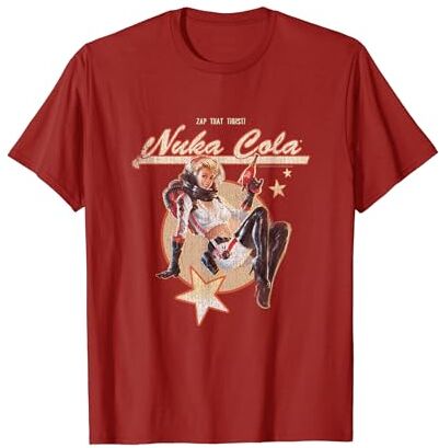 Fallout Video Game Retro Nuka Cola Ad Maglietta