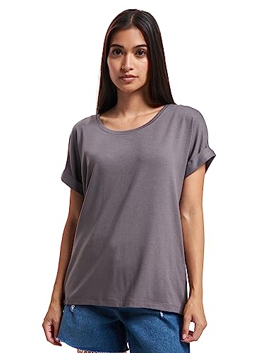 Only Onlmoster S/S O-neck Top Noos Jrs T-Shirt, Plum Kitten, M Donna
