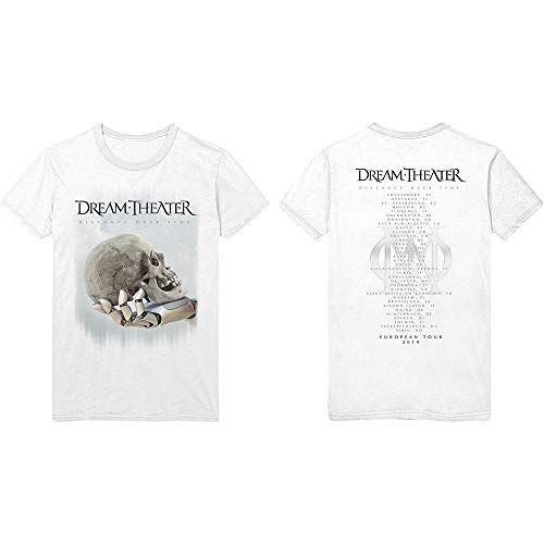 Dream Theatre T-Shirt # S Unisex White # Skull Fade Out