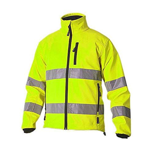 Top Swede -10-08 Giacca softshell Hi Vis, colore: giallo, taglia XXL