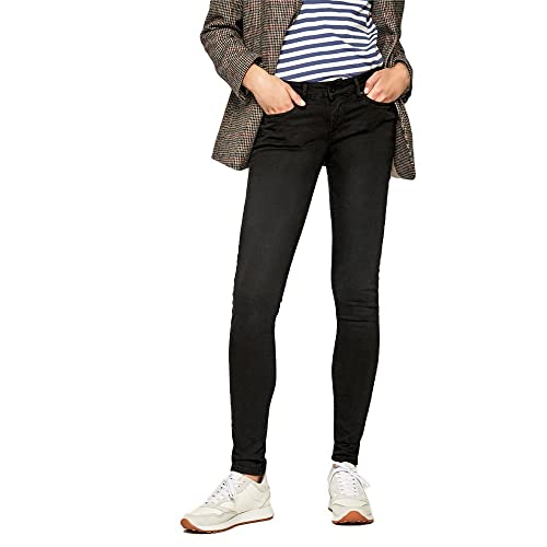 Pepe Jeans Soho, Pantaloni Donna, Nero (Denim-s98), 31W / 32L