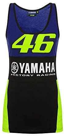 Valentino Canotta Yamaha VR46,Donna,XL,Blu