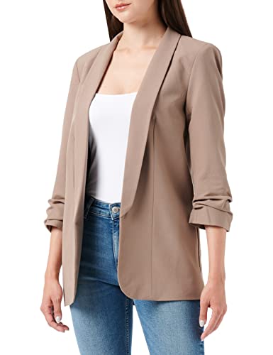 PIECES Pcboss 3/4 Blazer Noos, Blazer Donna, Fossile, XS