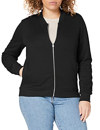 Only Bomber Sweatshirt Giacca in felpa da Donna, Nero (Black), 40 (Taglia Produttore: Large)