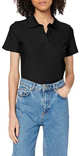 Stedman Apparel Polo/ T-shirt da Donna, Nero (Black Opal), 48/50 EU (Taglia Produttore: X-Large)