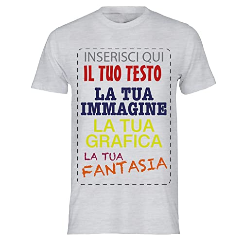 VENEZIANO T-shirt cotone personalizzabile, maglia unisex personalizzata con stampa per Uomo e Donna, maglietta personalizzata su richiesta 100% made in Italy