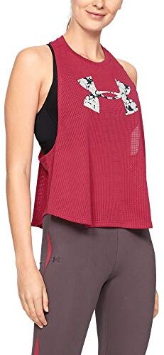 Under Armour Mesh Around Maglia, Donna, Rosa, LG