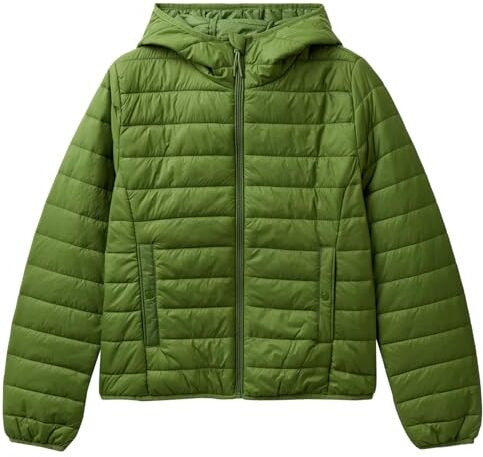 United Colors Of Benetton Giubbotto  Giacca, Verde bosco 2G3, L Donna