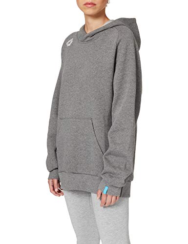 Arena Te Hoody Sweat, Felpa Unisex-Adult, Dark Grey Melange, S