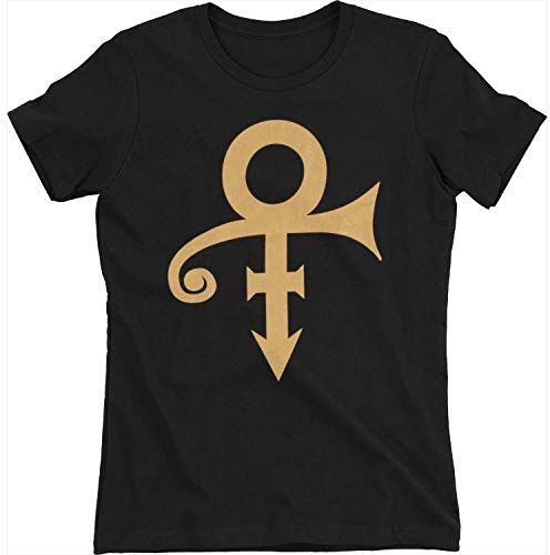 Prince ROCKOFF T-Shirt # S Black Femmina # Symbol