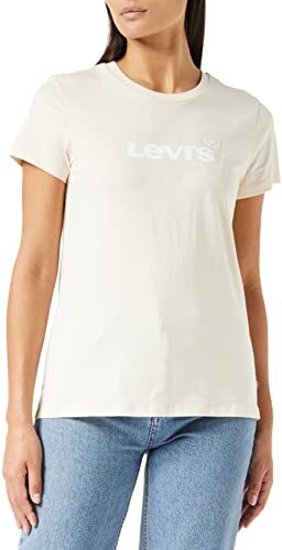 Levis The Perfect Tee Maglietta, Foil Batwing Whitecap Gray, L Donna