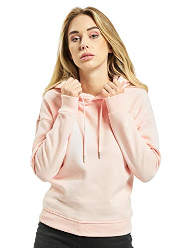 Urban Classics Felpa con Cappuccio Donna Invernale, Pullover Caldo Manica Lunga, Maglione Pesante per Ragazza, Colore pink, Taglia L