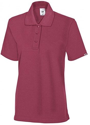 BP -XS Polo da donna, a maniche corte, collo polo con bottoni, 64 cm, 220 g/m2, misto tessuto, colore: Mora